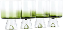 Load image into Gallery viewer, TANK GIFT SET LOW BALL GLASSES X 4 GREEN