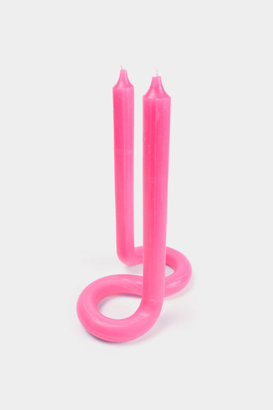 TWIST CANDLE, PINK