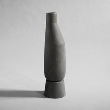 Load image into Gallery viewer, SHERE VASE TALL- DARK GREY