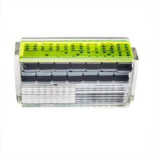 Load image into Gallery viewer, EL CATIRE DOMINO SET WITH RACKS, NEON GREEN