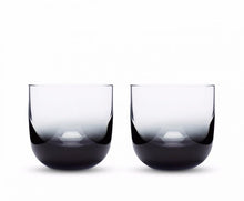 Load image into Gallery viewer, TANK WHISKEY GLASSES BLACK X2