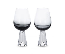 Load image into Gallery viewer, TANK WINE GLASSES BLACK X2